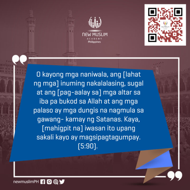 Ang Paninindigan Ng Islam Sa Mga Nakalalasing Na Inumin New Muslim Academy Philippines 